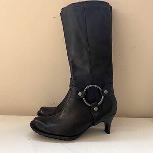 Stunning Faryl Robin Boot, Black Leather, Sz 6, Never Been Worn, In Box